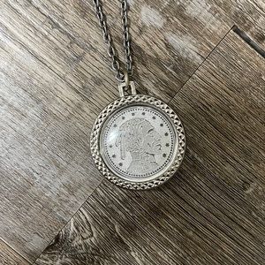 Native American Blue Pendant Necklace